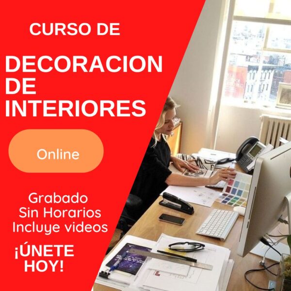 Curso de Decoración de interiores - Online