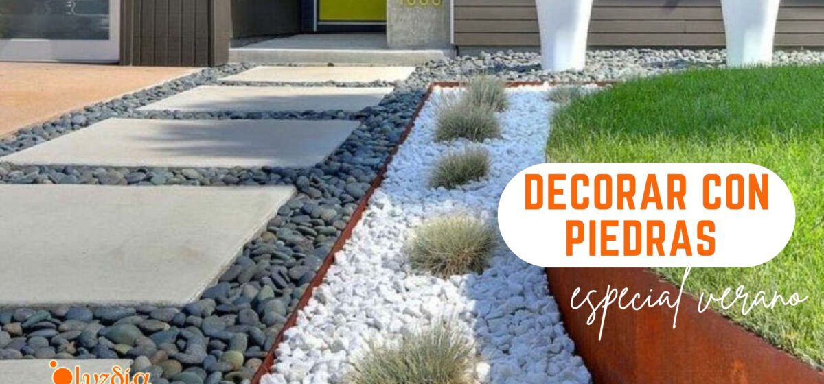 Cómo decorar un jardín con piedras?