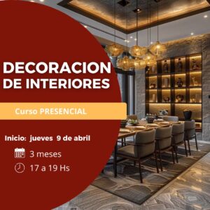 DECORACION DE INTERIORES intensivo - presencial