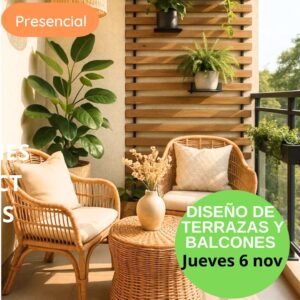 Diseño de terrazas y balcones -presencial