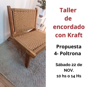 Taller de encordado poltrona - presencial