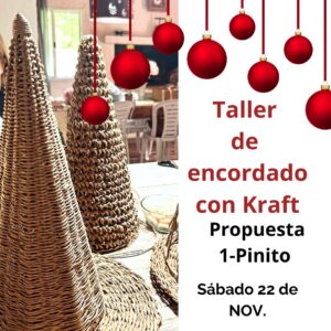 Taller de encordado-PINITO tejido con kraft