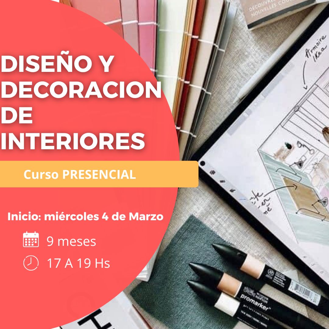 Diseño y Decoración de Interiores - Formación profesional- presencial