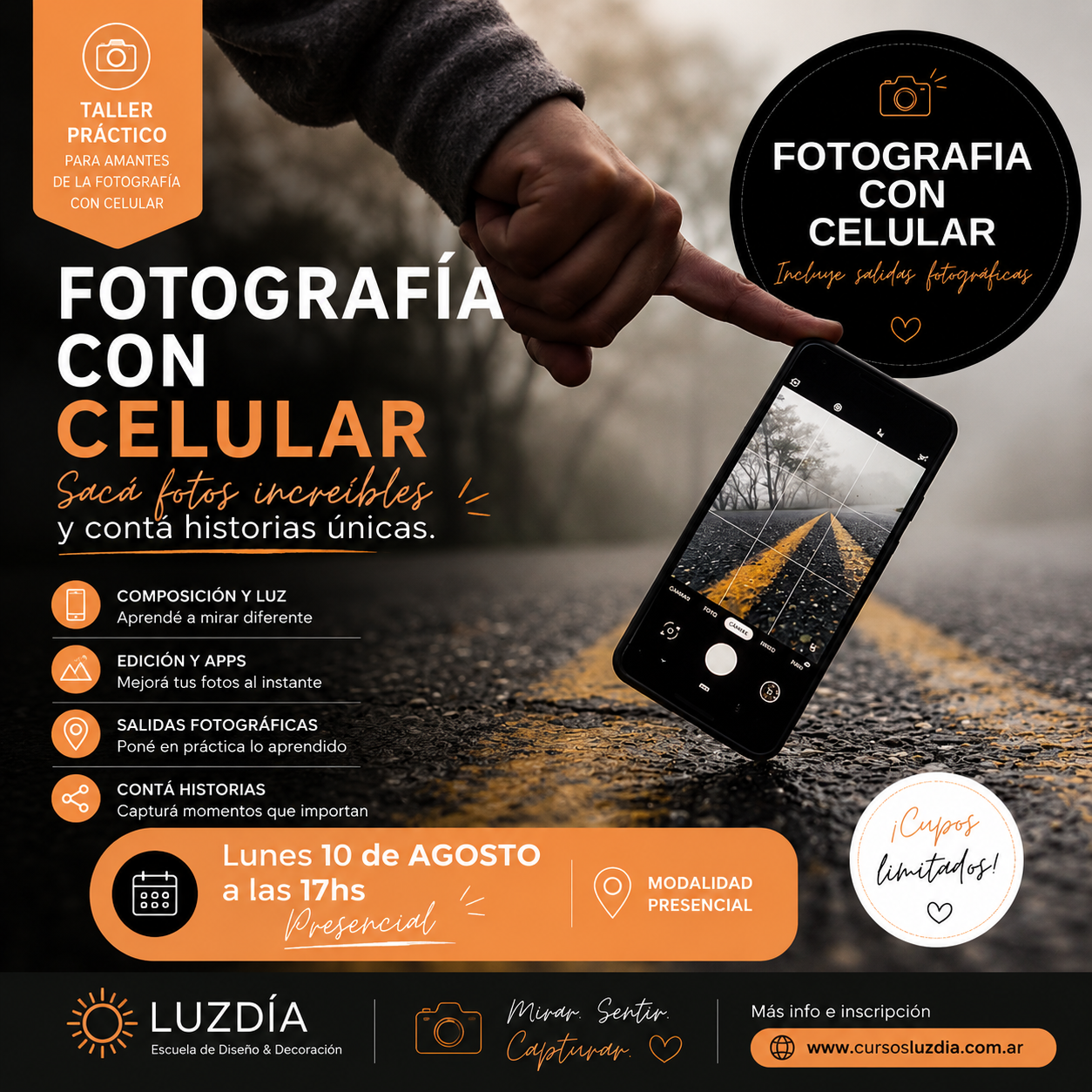 AGOSTO: Fotografia para celular -presencial
