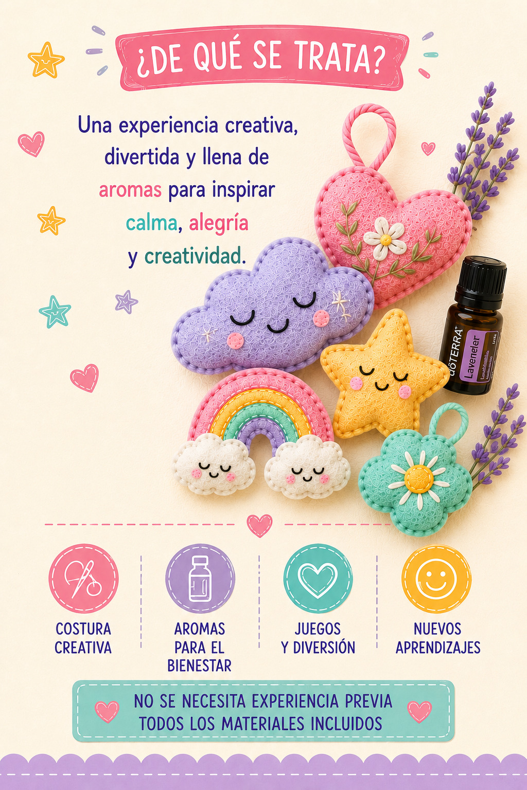 Puntadas mágicas - taller para nenas de 8 años - Imagen 2