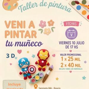 PINTA TU MUÑECO 3 D -