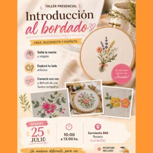 Taller de bordado- presencial