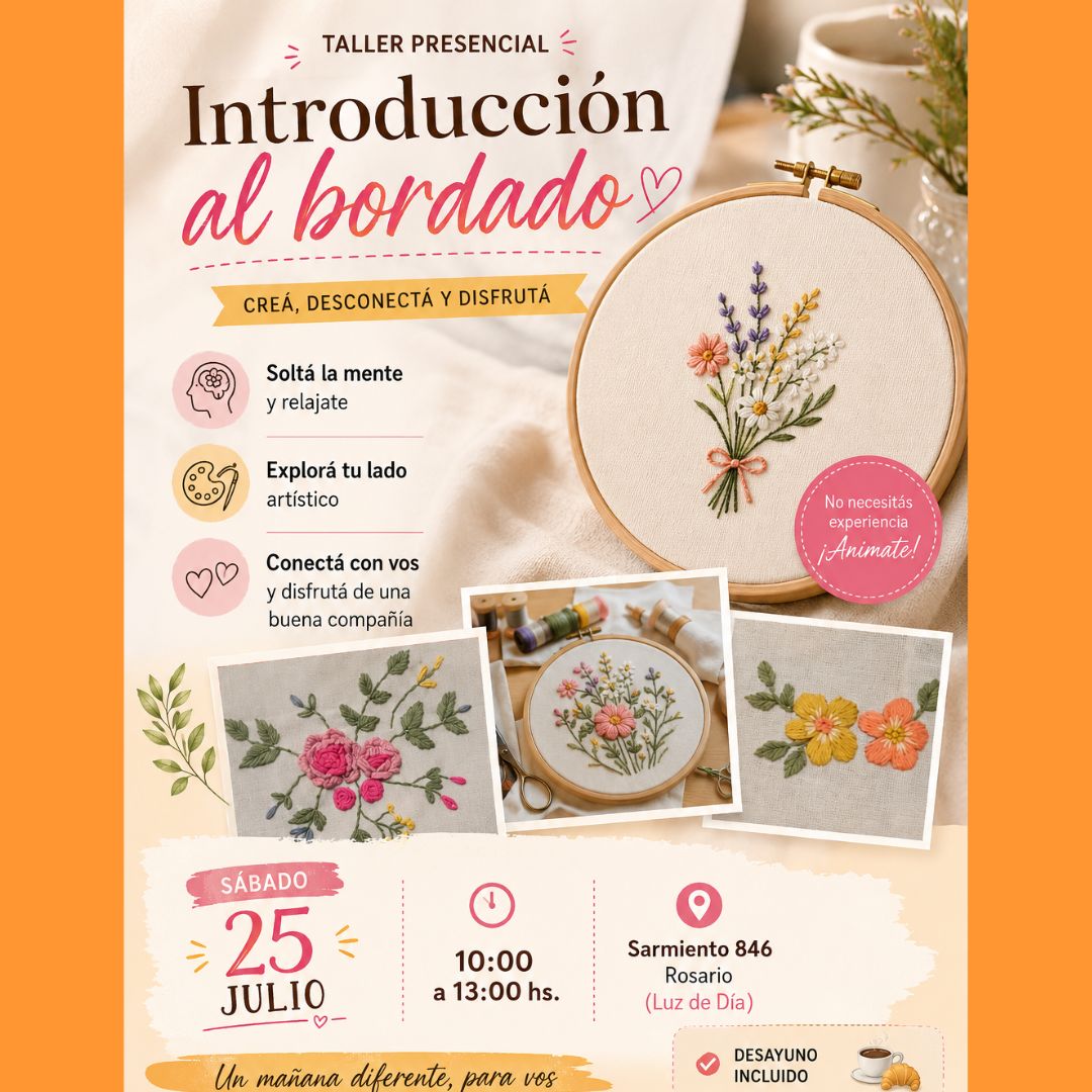 Taller de bordado- presencial