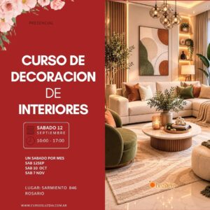 DECORACION DE INTERIORES -Presencial SABADOS
