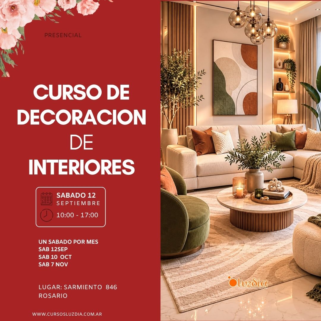 DECORACION DE INTERIORES -Presencial SABADOS