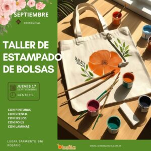 TALLER DE ESTAMPADO TEXTIL- BOLSA