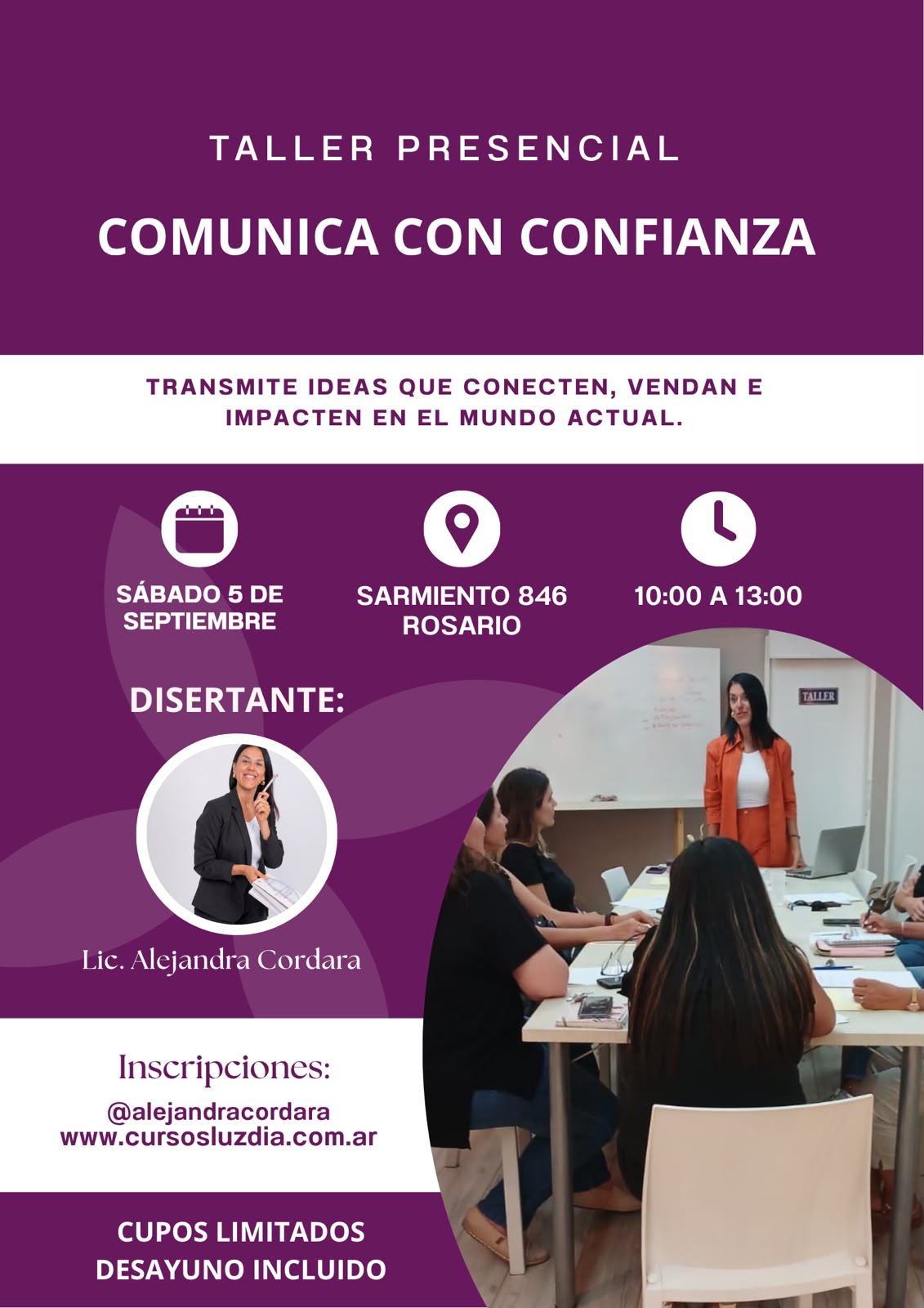 Taller Comunicá con confianza - presencial