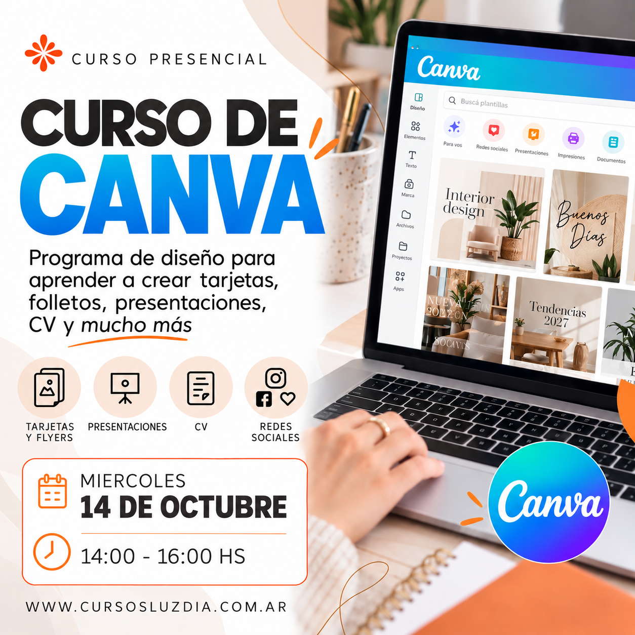 Curso de CANVA- presencial