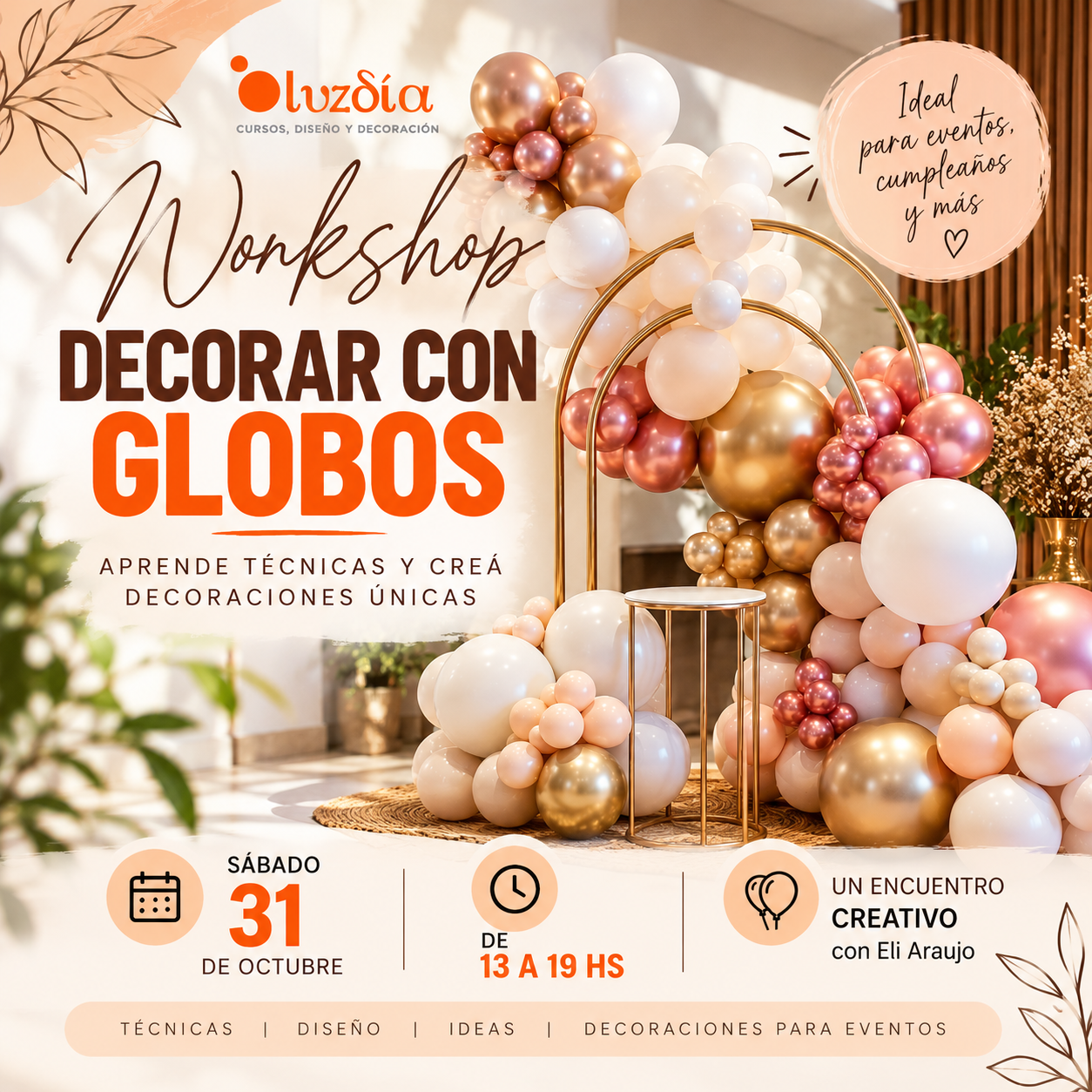 Decorar con Globos- presencial